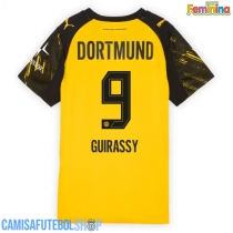Camisa de time de futebol Borussia Dortmund Serhou Guirassy #9 Replicas 1º Equipamento Feminina 2025-26 Manga Curta